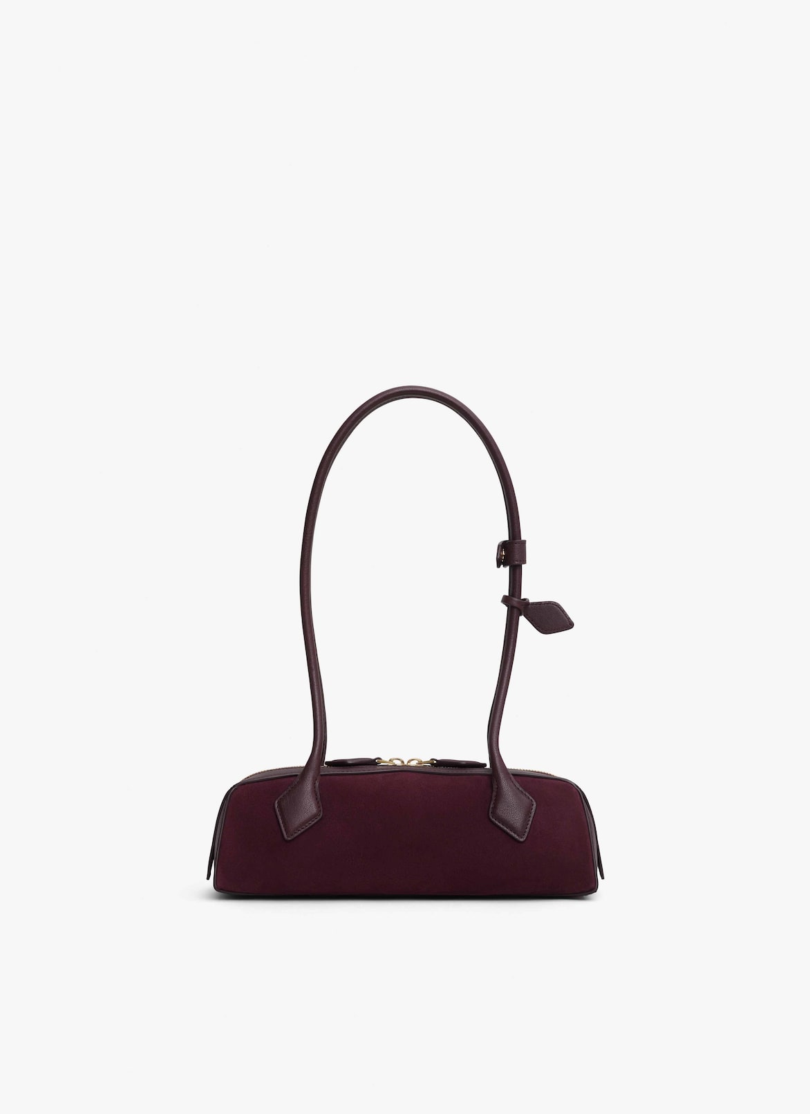 LE TECKEL SMALL BI-MATERIAL BAG IN LEATHER ALAÏA GARNET RED LE TECKEL SMALL BI-MATERIAL BAG IN LEATHER